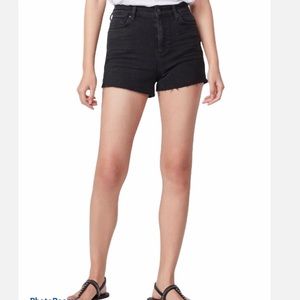 Paige Black denim shorts
